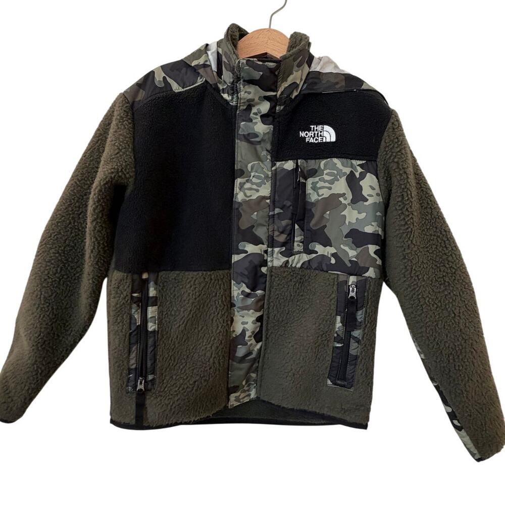 North Face Forrest Fleece Mashup Jacket Boys Sz 7-8